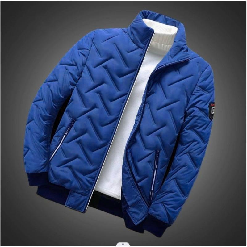 

Men s Jackets In Autumn and Winter New Men s Stand-up Collar Cotton Coat Korean Style Trendy Short Cotton Jacket Thickened Down Cotton 5XL