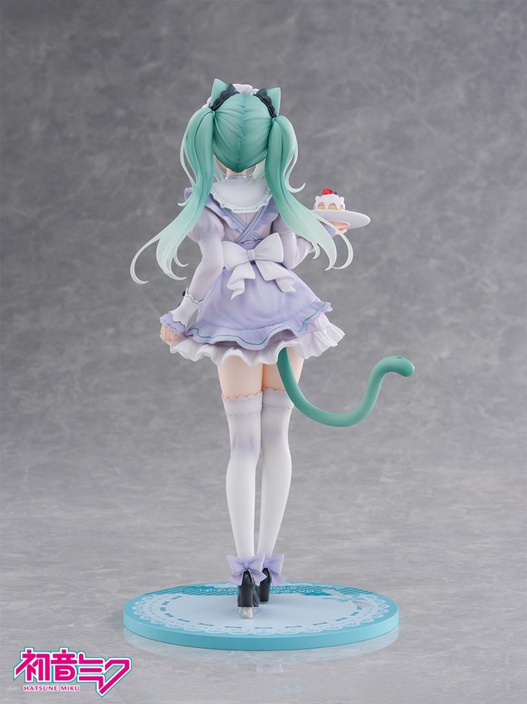 New Hatsune Miku Desktop Cute Action Figure Cat Ears Maid Ver. Cosplay Anime Figurine Kawaii Girl Model
