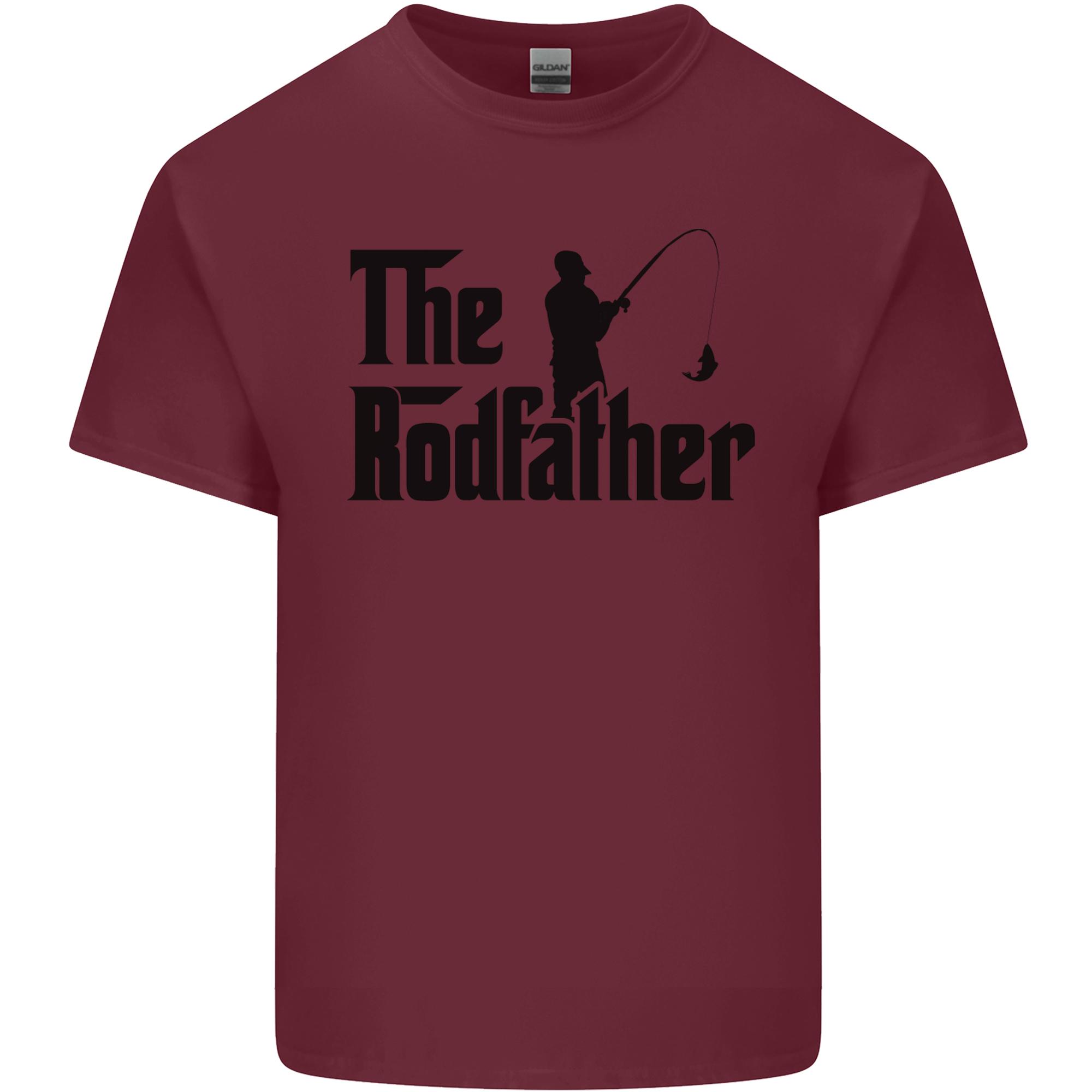 The Rodfather Funny Fishing Rod Father Unisexs Light Cotton TShirt S