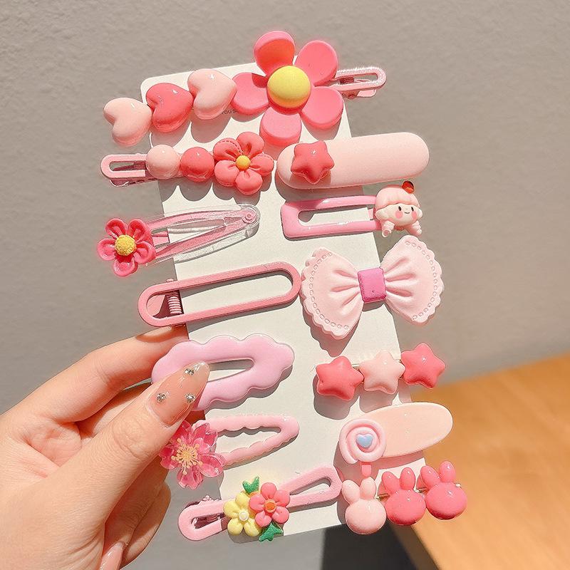 

2024 Красочные заколки-уточки для девочек - Милые заколки для боковых прядей и непослушных волос, Детские головные уборы