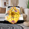 Dragon Ball Saiyan Forms Blanket Suitable For All Seasons Soft And Comfortable Bedroom Gift Outdoor Plush Blanket