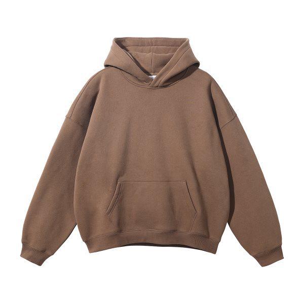 European & American Trendy Oversized Fleece-Lined Hooded Sweatshirt - Autumn/Winter Collection