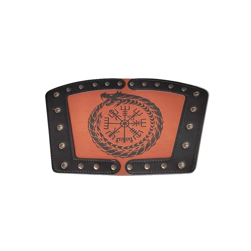 Leather Archery Arrow Punk Viking Bracer Sports Accessories Safe Strap  Unisex