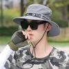 Sun Hat Men's Sun Hat Outdoor Travel Summer Big Edge Face Covering Fishing Hat Mountaineering Summer Men's Sun Protection Hat