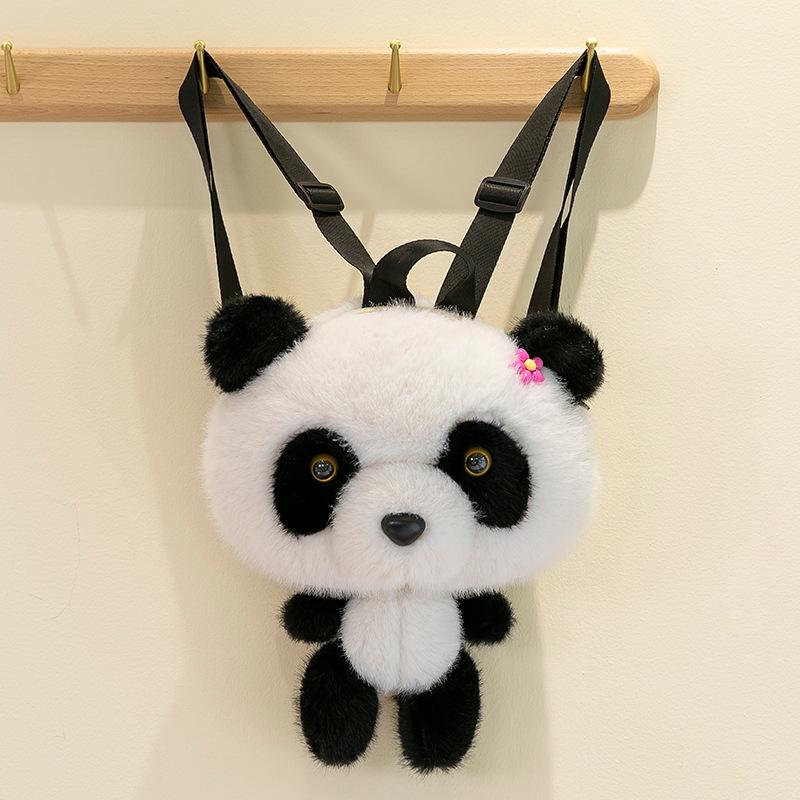 Cartoon Giant Panda Crossbody Bag & Backpack - Children's Birthday Gift