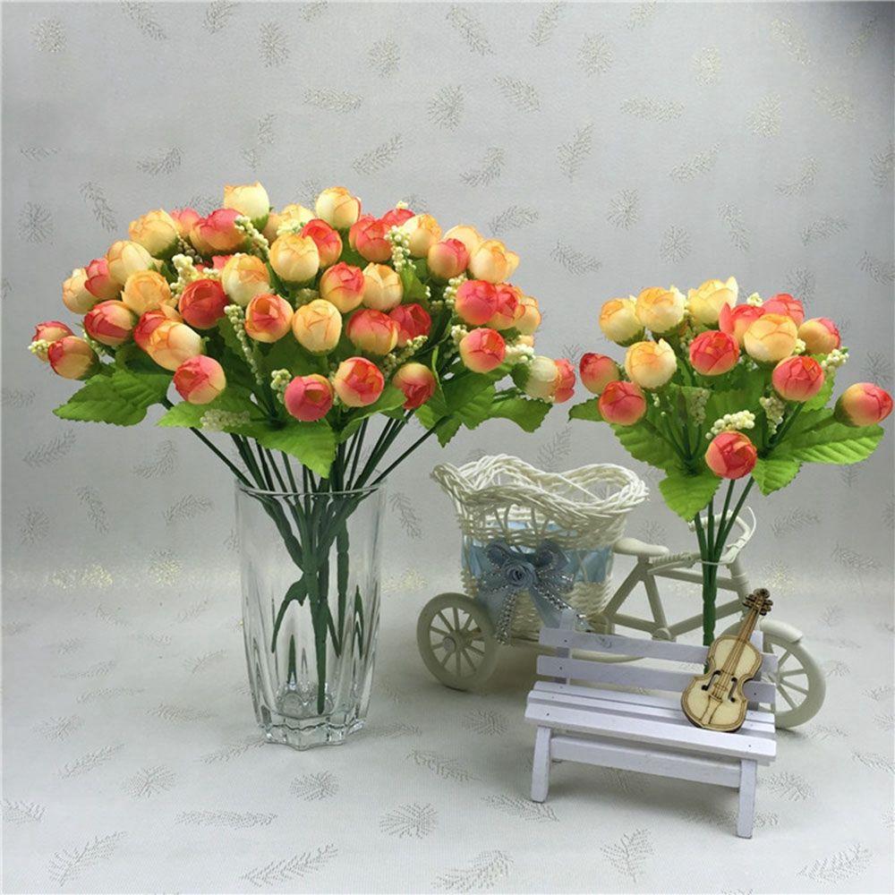 

Реквизит Высококачественные прозрачные вены для вечеринок Поддельные цветы Шелковые розы Домашний декор Искусственный цветок