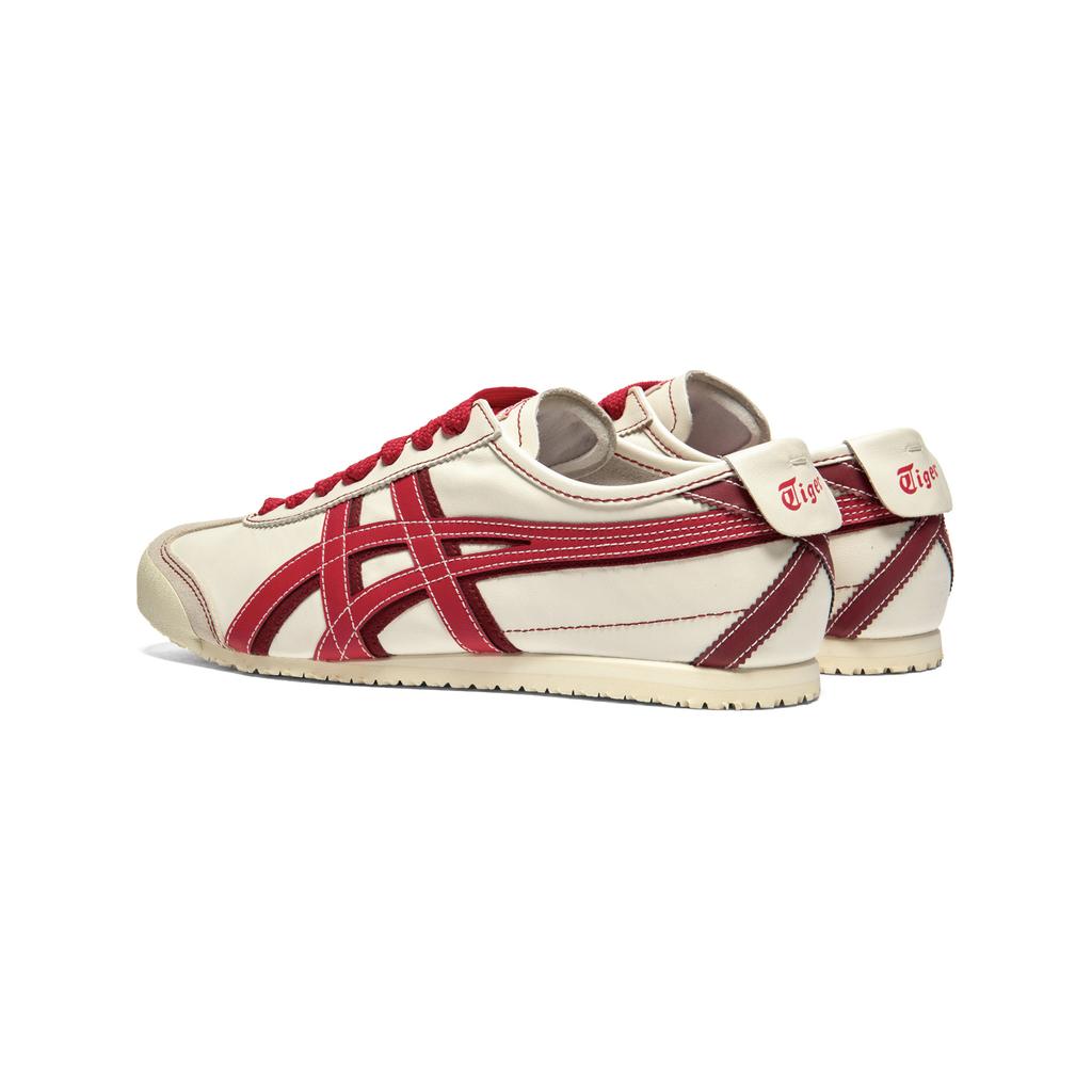 Men's Sneakers Onitsuka Tiger Mexico 66 Casual Shoes Unisex Low-top Ecru/Red
