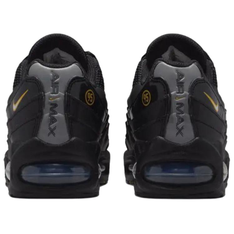Nike Air Max 95 SE Big Bubble - Total 90 Black Unisex Sneakers Metallic-Gold Metallic-Silver IB6830-001