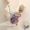 New fashion Bridal Bohemian Flower Hair Clip Ladies Bride Bridesmaid Wedding Duckbill Clip Hair Accessories  Gifts