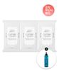 Gatsby Facial Cleansing Body Paper Ice Type 15 Sheets 3 Pieces Portable