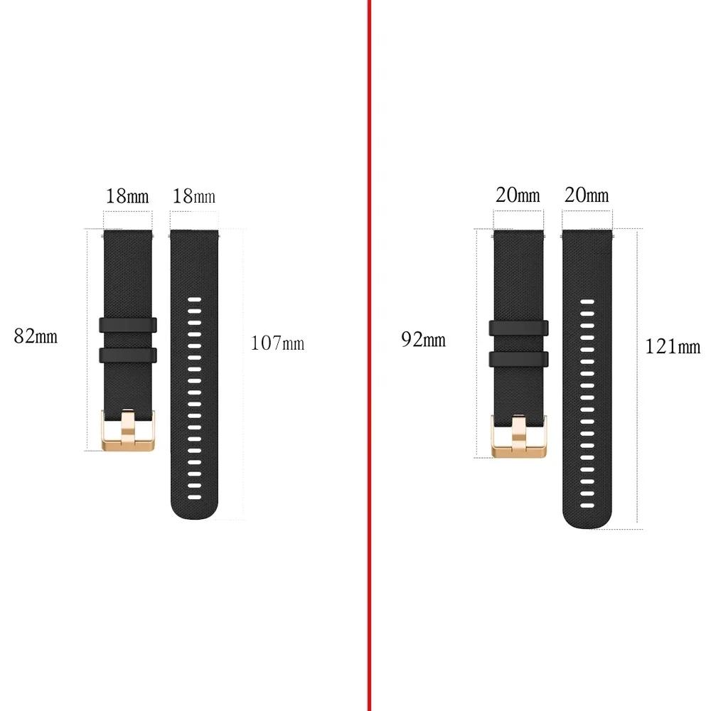 20mm Wrist Strap For Xiaomi Amazfit GTS 2e GTS 4/3 Silicone Watchband Belt GTR 42MM Bip 3 pro GTS2 GTS4 Mini Smartwatch Bracelet