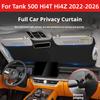 For Tank 500 Hi4T Hi4Z 2022‑2026 Side Window Sunshade Curtain Privacy Heat Insulation Visor Interior Car Accessories
