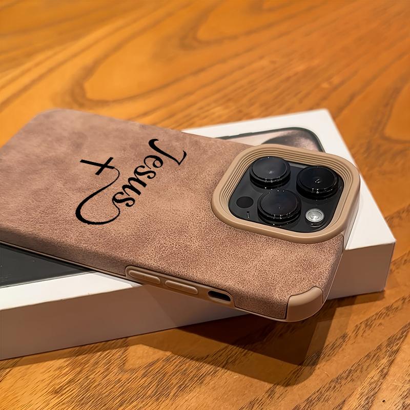 The Cross Of Jesus  Matte Faux Leather Phone Case For iPhone 17 16 Pro Max 15 14 13 12 11 XS Max XR X 16 Plus Cover