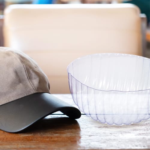 KAILIKETIY 10-Piece Clear Display Holder for Hats, Prevents Hats from Collapsing