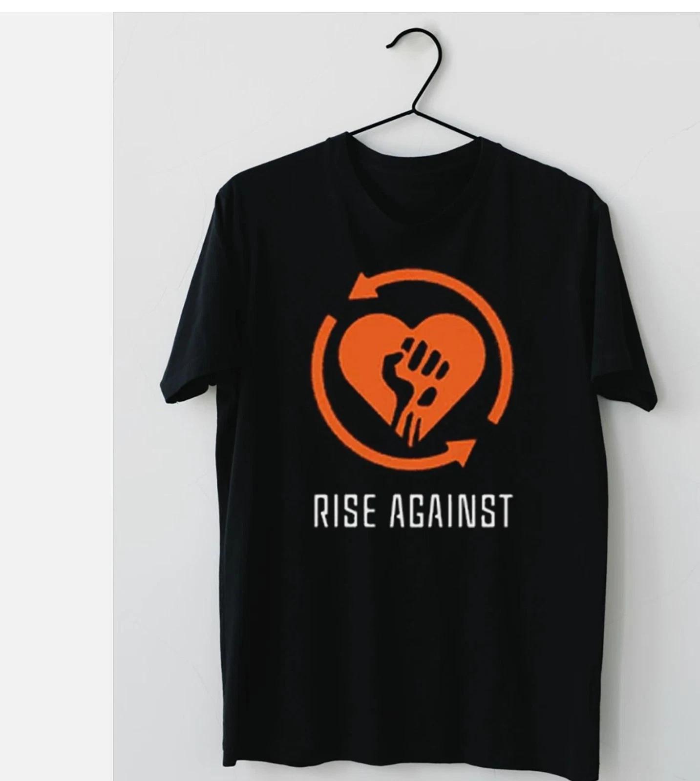NEW Rise Against Band Logo Classic 2025 Shirt Black All Size S