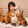 Simulated Lying Horse Plush Dolls Stuffed Animal Super Realistic Pony Plush Toys Classic Birthday Gift For Children