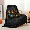 Hogwarts Magical Adventure Theme Printed Blanket Thick Warm Throw Blanket For Living Room Bedroom Study Home Decor Christmas Gift