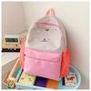 Schoolbag Japanese candy color light children's schoolbag contrasting color trend anti-splashing backpack for primary school students versatile casual