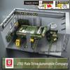 Toby Lion Blocks J782: Military DIY MOC Car Series with Small Particle Blocks