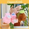 Cute And Soft Capybara Plush Keyring Animal Figure Perfect For Keychains And Gifts