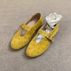 Fashion Luxury Crystal Women Ballet Flats Shiny Mesh Light Breathable Comfortable Walking Outside Brand 2025 Autumn Shoes for Ladies