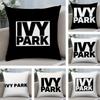 Brand I-Ivy Park Cushion Cover Soft Plush Fabric Double-Sided Printed Sofa Cushion Cover for All Seasons Home Decor Gift
