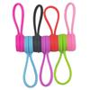5 Pcs Magnetic Cable Winder Earphone Cord Organizer Silicone Wire Holder Random Color