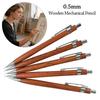 0.5mm Automatic Pencil Wooden Propelling Pencil Multifunctional Mechanical Pencil  Gift
