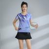 Quick-Dry Badminton Sport Set Men Women Athletic Wear Tennis Volleyball Table Uniform With Number Printing
