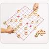 Brangdy Kids' Chinese Chess Set with Wooden Pieces
