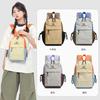 Lightweight and Versatile Backpack, New Simple Travel and Leisure, Contrasting Colors, Mountaineering Schoolbag