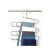 5pcs 5 Tiers Trouser Hanger Scarf Hanger Shawl Dress Clothes Scarf Tie Towel Closet Organizer