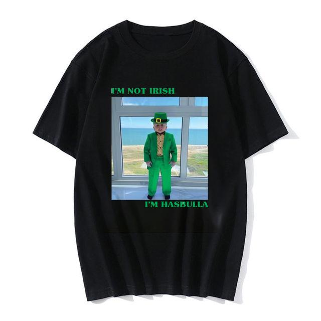 Funny Team Hasbulla Smile Classic T Shirt Russia Hasbulla Fighting Meme Retro Men Clothing Casual Soft Summer Top Asian Size
