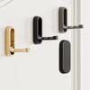 Rustproof Hidden Robe Hook Wall Hanging Matte Black Towel Hanger Simple Folding Wall Hook  Bathroom