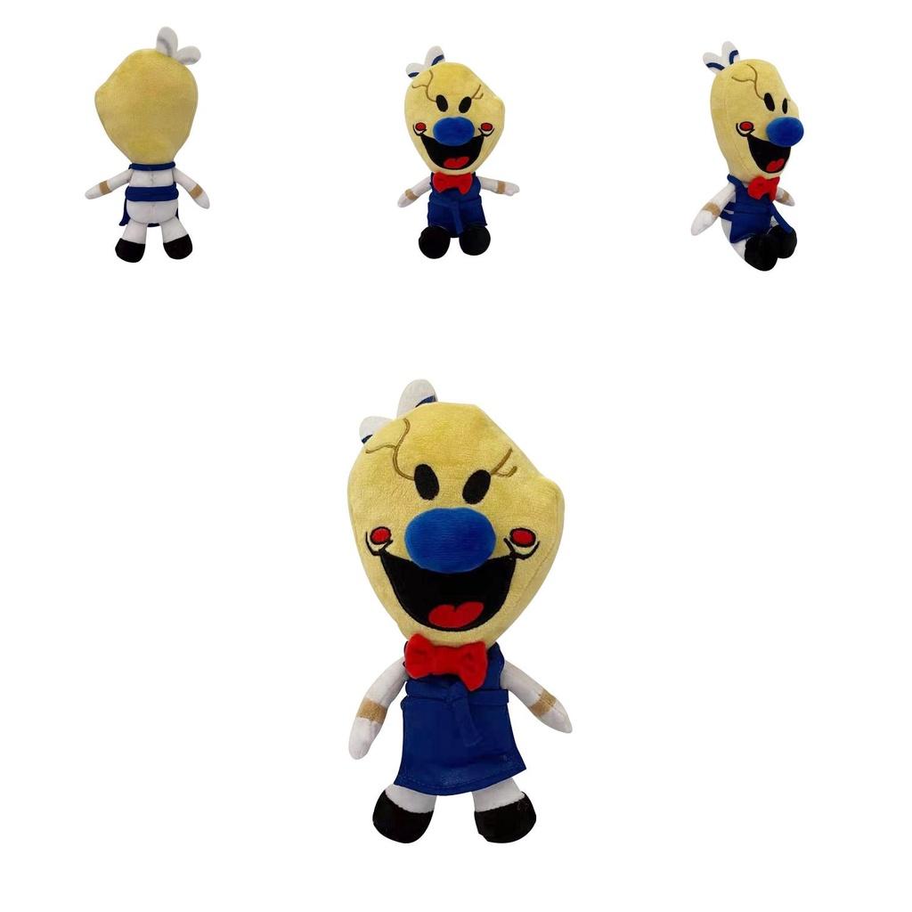 Entzückendes 25cm Eiskugel-Stäbchen Plüschtier Super Weich Gefüllt Cartoon Horrorfigur