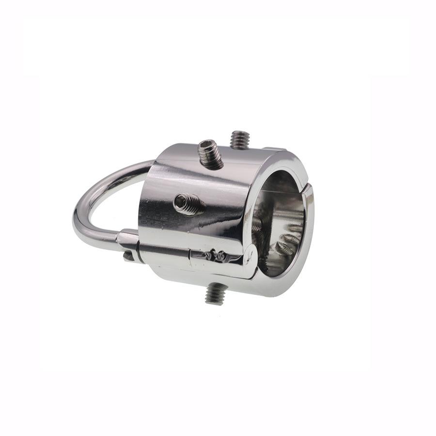 Stainless Steel Scrotum Pendant Stretching Exercise Testicles Alternative Training   Sex Toy Chastity Cage Penis Sleeve BDSM