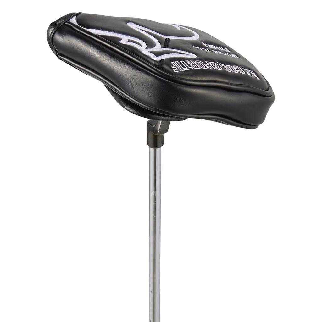 Capac pentru putter de tip magnetic Coq compatibil cu capete pentru prevenirea zgârieturilor neregulate Golf QQBXJG51 BK00 [Le Sportif], (Negru)