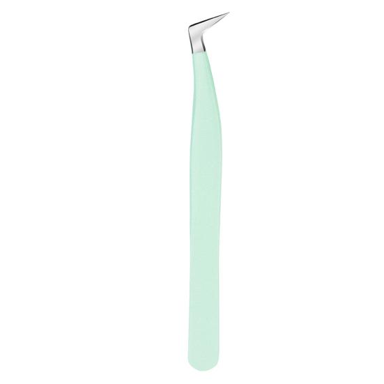 

False Eyelash Tweezers Stainless Steel Precision Clamp for Single Cluster And Hair False Eyelashes Rust-Proof Makeup Tool for Beginners And 4