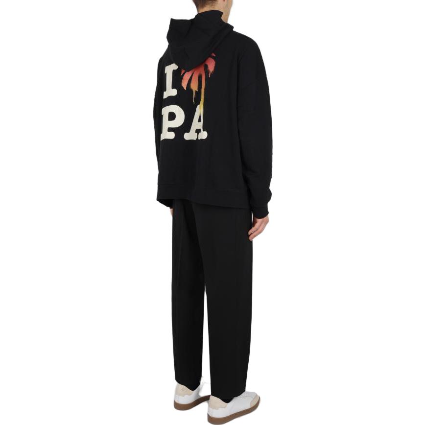 Palm Angels Palm Tree Printed Hoodie PMBB126F23FLE0021025