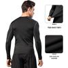 Men's Quick-Dry Sweat-Wicking Fitness Set: Long-Sleeve Top with Fake Two-Piece Design & Long Pants (1019+7010)