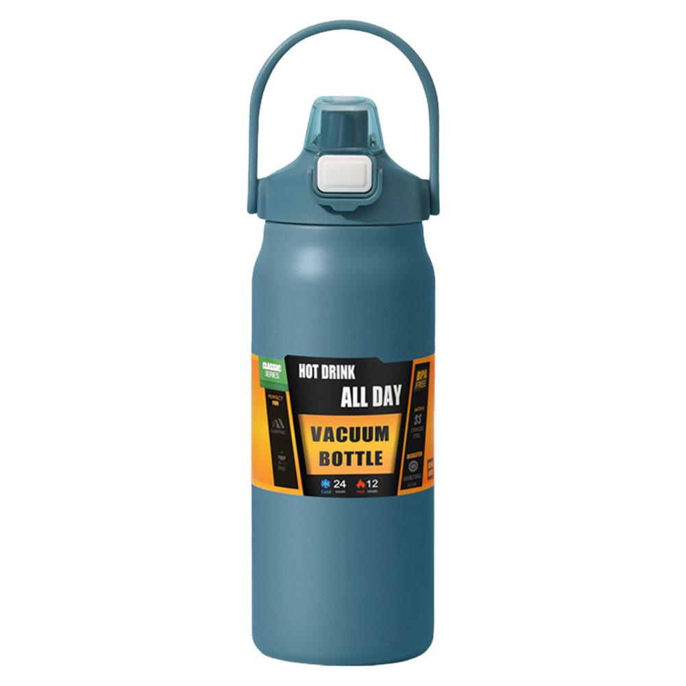1200ml Insulated Bottle Stainless Steel Cold and Hot Water Bottle Wide Mouth Opening Portable Tumbler for Outdoor Travel