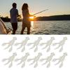 10pcs Soft Fishing Lure Crawdad Bait PVC Shrimp Artificial Soft Lure Baits for Bass Fishing