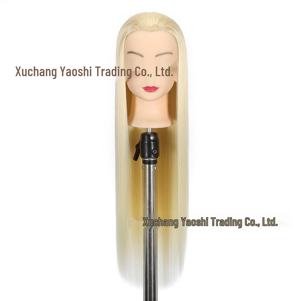 Wig Mannequin Head for Braiding, Styling, and Makeup Practice