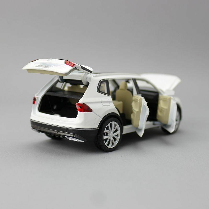 1/32 Scale Tiguan L Diecast Alloy Model Car, Μοντέλο Παιχνίδι Αυτοκινήτου με Ήχο και Φως, Παιχνίδι Παιδικού Αυτοκινήτου Pull Back, Εκθέσεις συλλογής δώρων διακοπών
