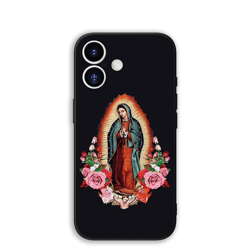 Cover for Samsung Galaxy S25 S24 S23 Fe Ultra Plus S7 Edge A05 A06 A16 A15 A35 Protective Phone Case Virgen de Guadalupe