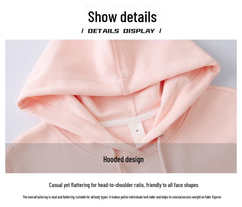 Women's Autumn Loose Fit Hooded Sweatshirt with Letter Embroidery - Korean Style, Versatile Long Sleeve Top