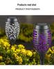 Solar Flame Torch Light - 12 LED Ground Stake for Courtyard Decoration (In Stock)