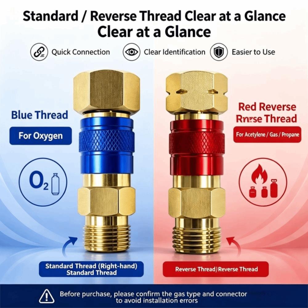 Quick Release Cutting Torch Connector Regulator Quick Connector Cutting Torch Accessories