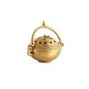 'Inayaat' Brass Dhoop Dani Incense Burner (Pure Brass, 4.2 Inches,) | Handcurved Brass Dhuna Dani Arti Loban Dani Dhoop Burner for Puja Dhoop Dani