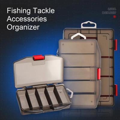 Lure Bait Organizer Portable Large Capacity Reusable Multifunctional Container Protection Translucent Fishing Tackle Bait Hooks Storage Box